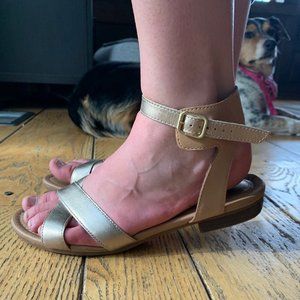 Clarks Artisan Sandals w/ Adjustable Ankle Strap -